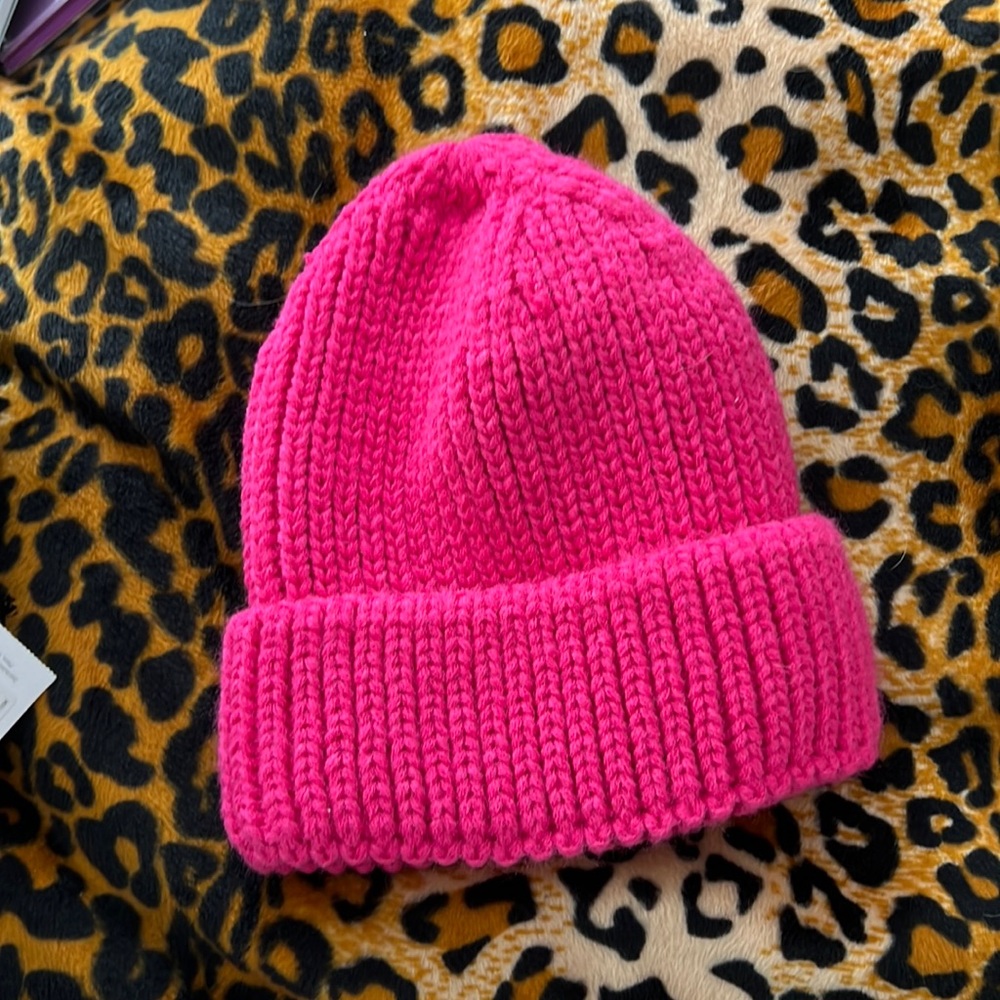 Pink beanie